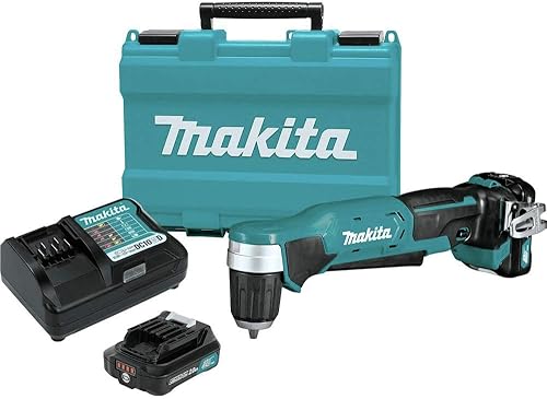 Makita AD04R1 12V max CXT Kit de taladro de ángulo recto, 3/8"