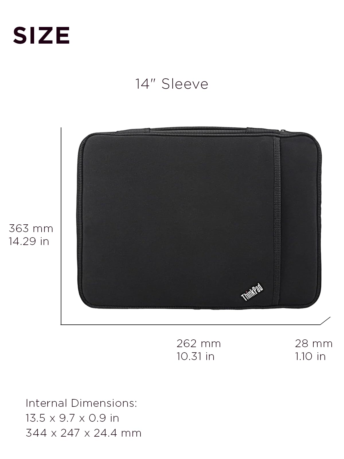 Amazon.com: Lenovo ThinkPad 14-Inch Laptop Sleeve  Slim Protective Notebook  & Tablet Case Compatible with ThinkPad, MacBook Air & MacBook Pro   Lightweight, Shock-Resistant : Electronics