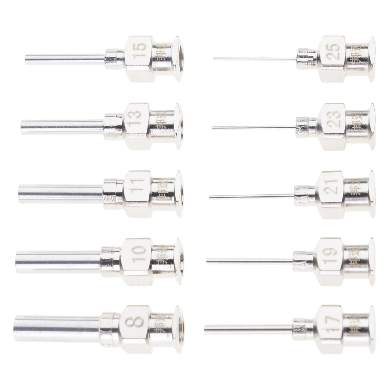 Stainless Steel Glues Nozzle for Automated Equipment Industrial 8G-30G Fluids Dispensing Machine Needle Glues Injections Needle