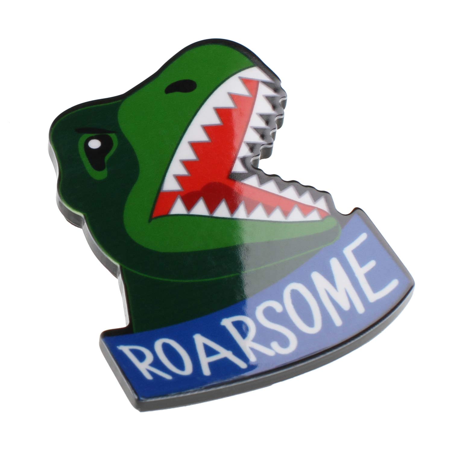 Roarsome Dinosaur Dino T-Rex Green Novelty Magnet