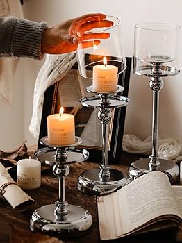 Amazon.co.jp: KIRORAN キャンドルスタンド アンティーク調