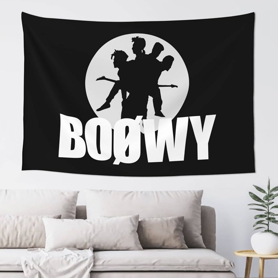 Amazon.co.jp: タペストリー ボウイ Boowy Boøwy 布ポスター 壁掛け 壁