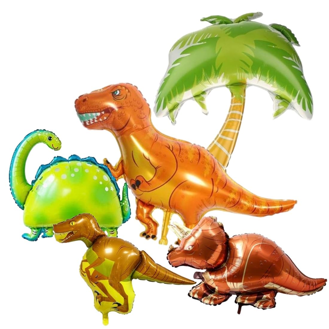 Atpata Funky 5pcs. Dinosaur Theme Big Size Foil Balloons for Dino-Mite Theme Rawr Birthday Party Decor-image-35
