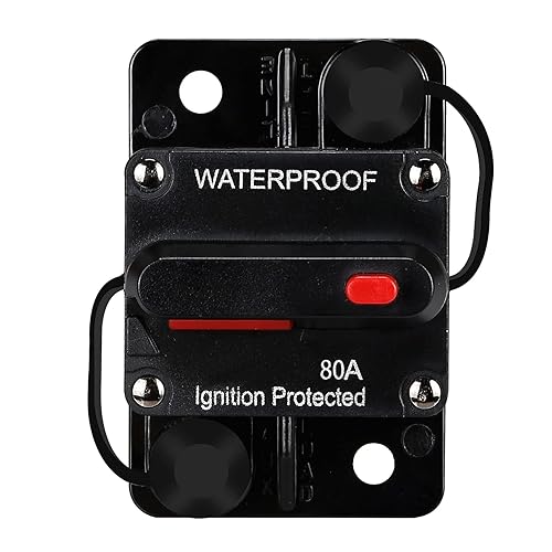 Miniatura 15 de Generic Disyuntor impermeable de 100 amperios, con reinicio manual, 12 V-48 V CC, 30A-300 A, para motores de arrastre marinos, barco, ATV, sistema