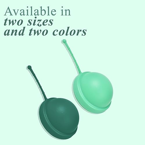 Miniatura 6 de SHORDY Disco menstrual reutilizable (grande), 100% silicona de grado médico, disco de período flexible y sin fugas, higiene y cuidado femenino