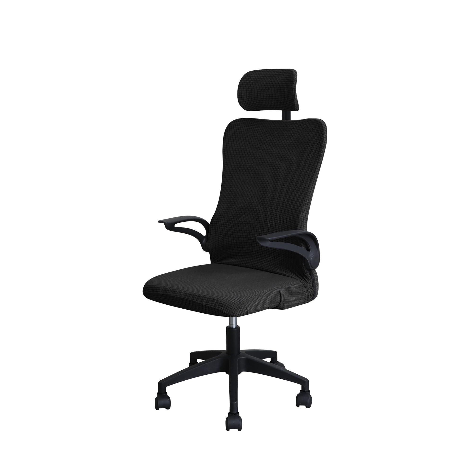 ZHOUXYFDC Gaming Chair Cover Water repellent Game Chair Cover with Headrest Cover for Office Internet Cafe Computer Armrest Gaming Chair Covers(Black)