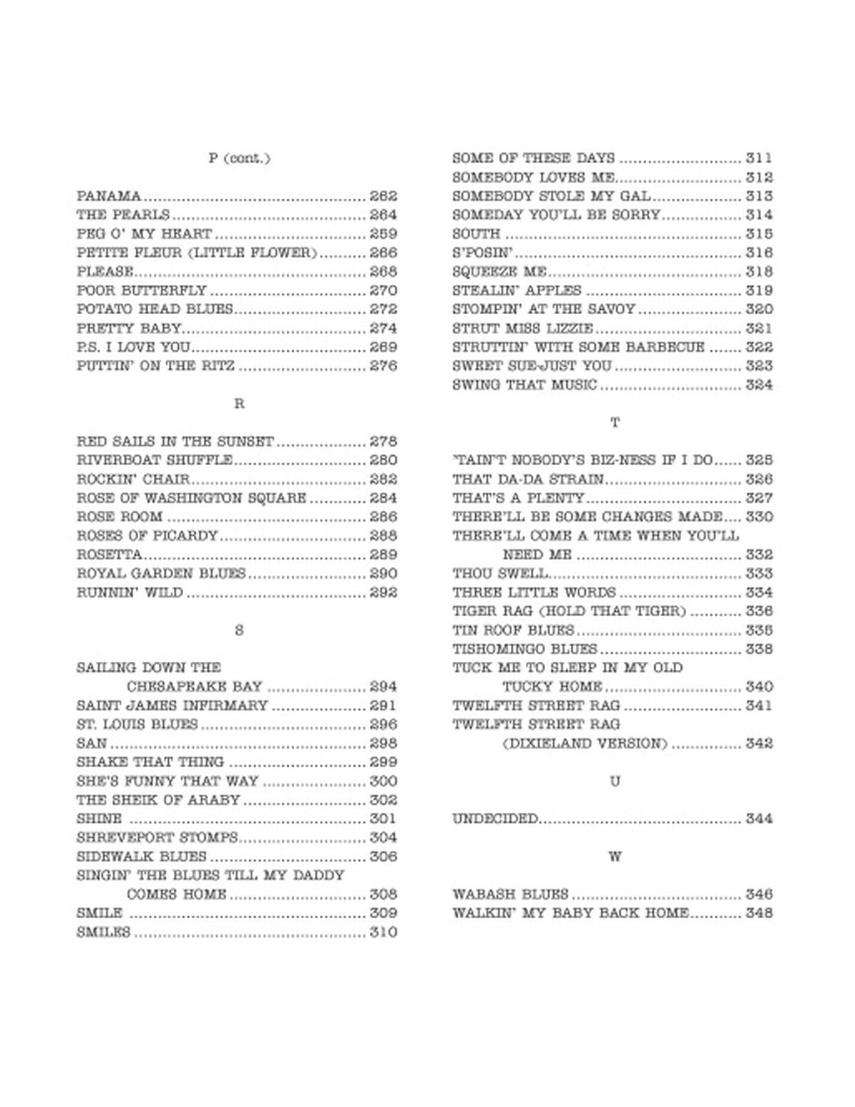 The Real Dixieland Book - C Instruments