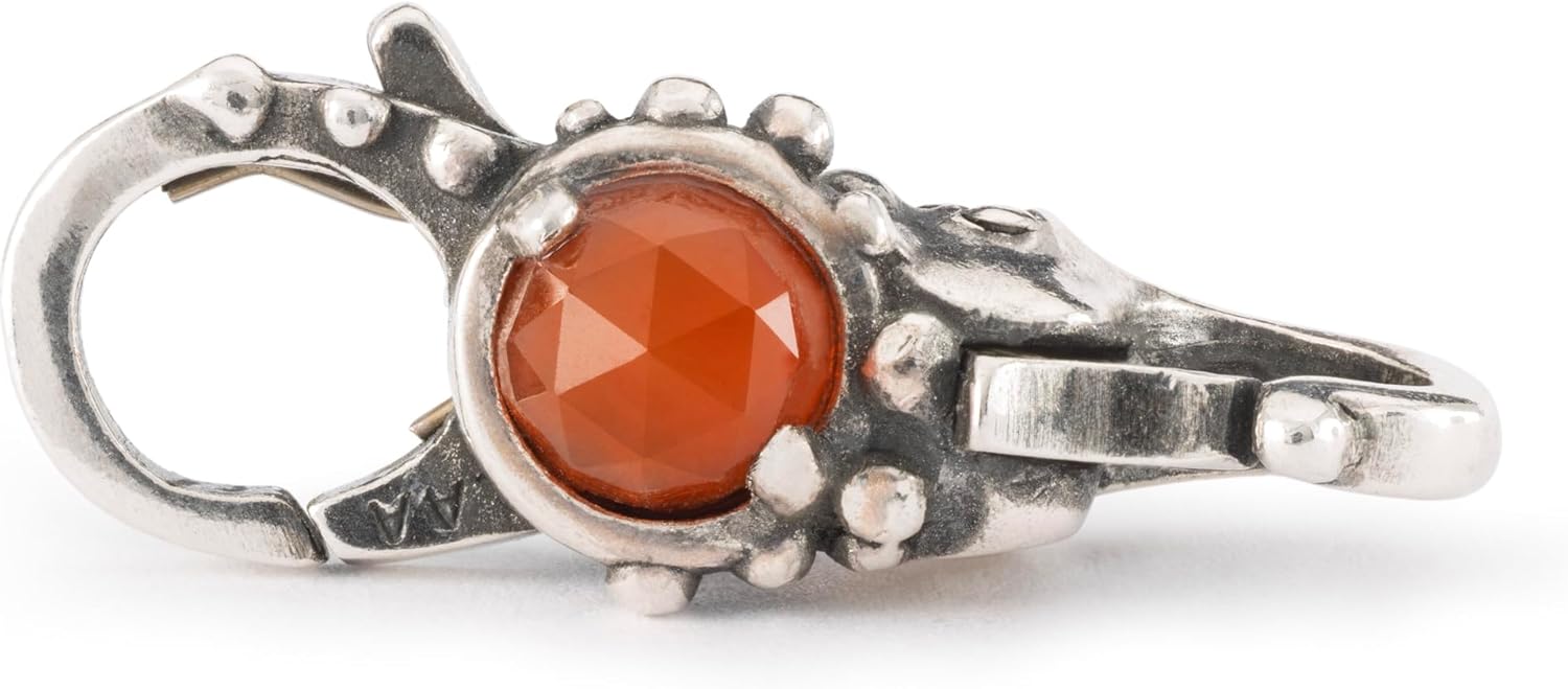 TROLLBEADS Vitality Clasp - Empower Your Spirit with Red Onyx | Silver 925 | Together Collection | Søren Nielsen Design