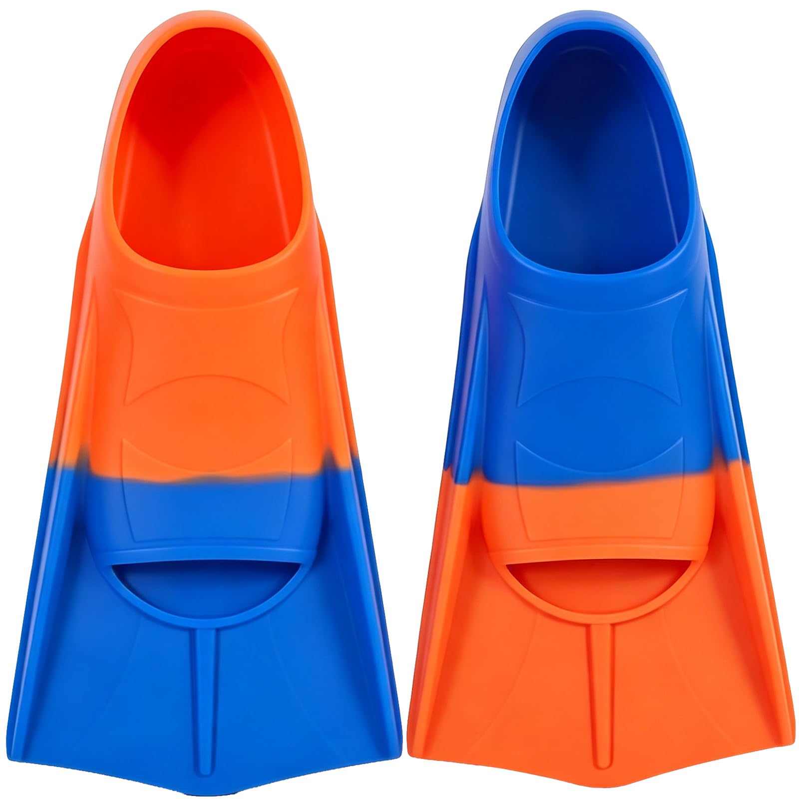 Pinne da nuoto corte per bambini, pinne per allenamento sul giro, per