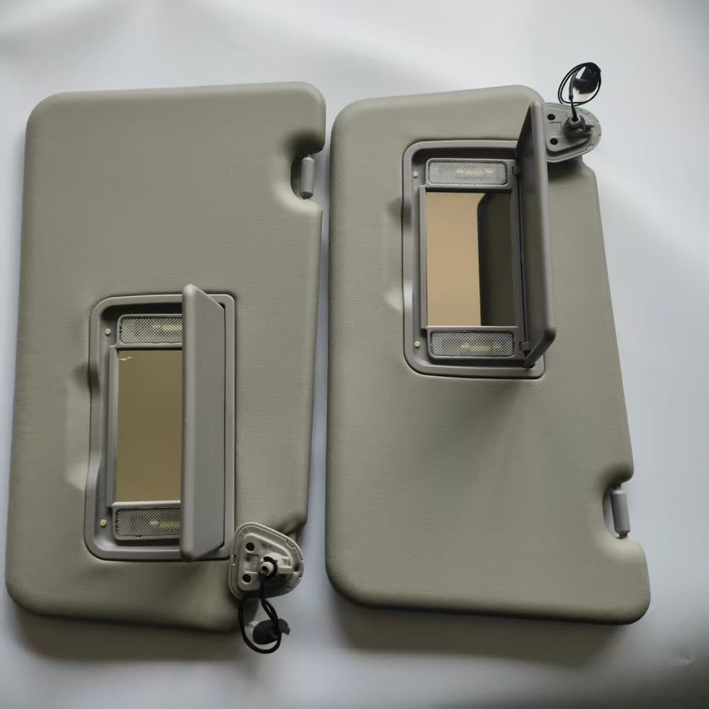 Pare-soleil ABS Gris avec Miroirs Éclairés pour Koleos(right)