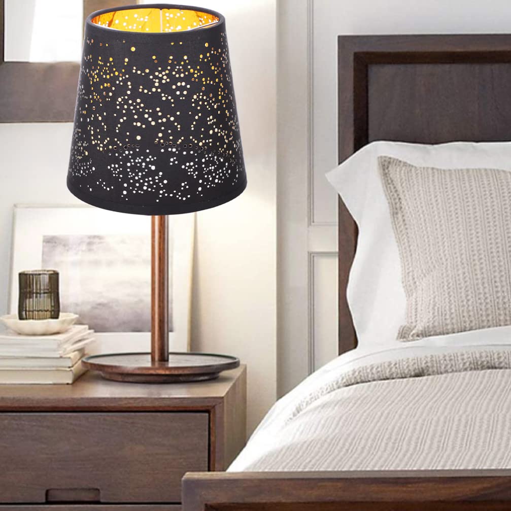 Abat-jour Miniature En Lin Beige - Lot De 2 Pour Ampoules Candélabre - Lumière Douce Et Ambiance Chaleureuse