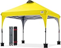 Vista 31 de ABCCANOPY - Toldo desplegable de 10 x 10 pulgadas, para exteriores, portátil, ideal para la playa; toldo con bolsa de transporte con ruedas, 4 sacos