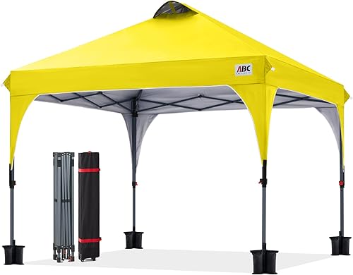 Miniatura 31 de ABCCANOPY - Toldo desplegable de 10 x 10 pulgadas, para exteriores, portátil, ideal para la playa; toldo con bolsa de transporte con ruedas, 4 sacos