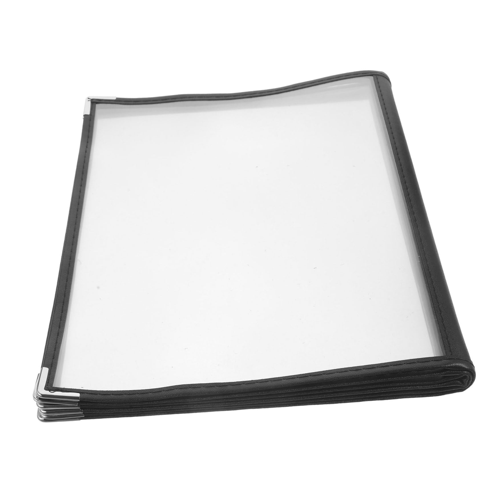 Mipcase Porta Menù Trasparente 6 Pagine 12 Facciate Cartella Menù Per Ristorante Bar Cafetteria Facile e Veloce Accessorio Essenziale Per Servizio Clienti