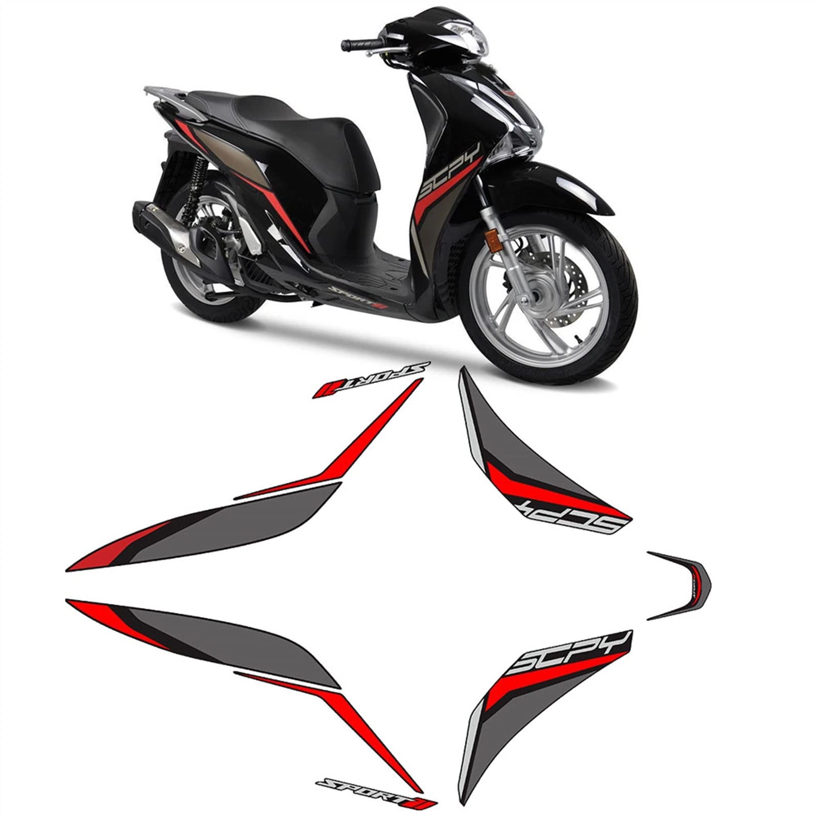 Decals Kit Adesivi Sh 125 Sport ADESIVI STICKERS Kit Per HONDA SH