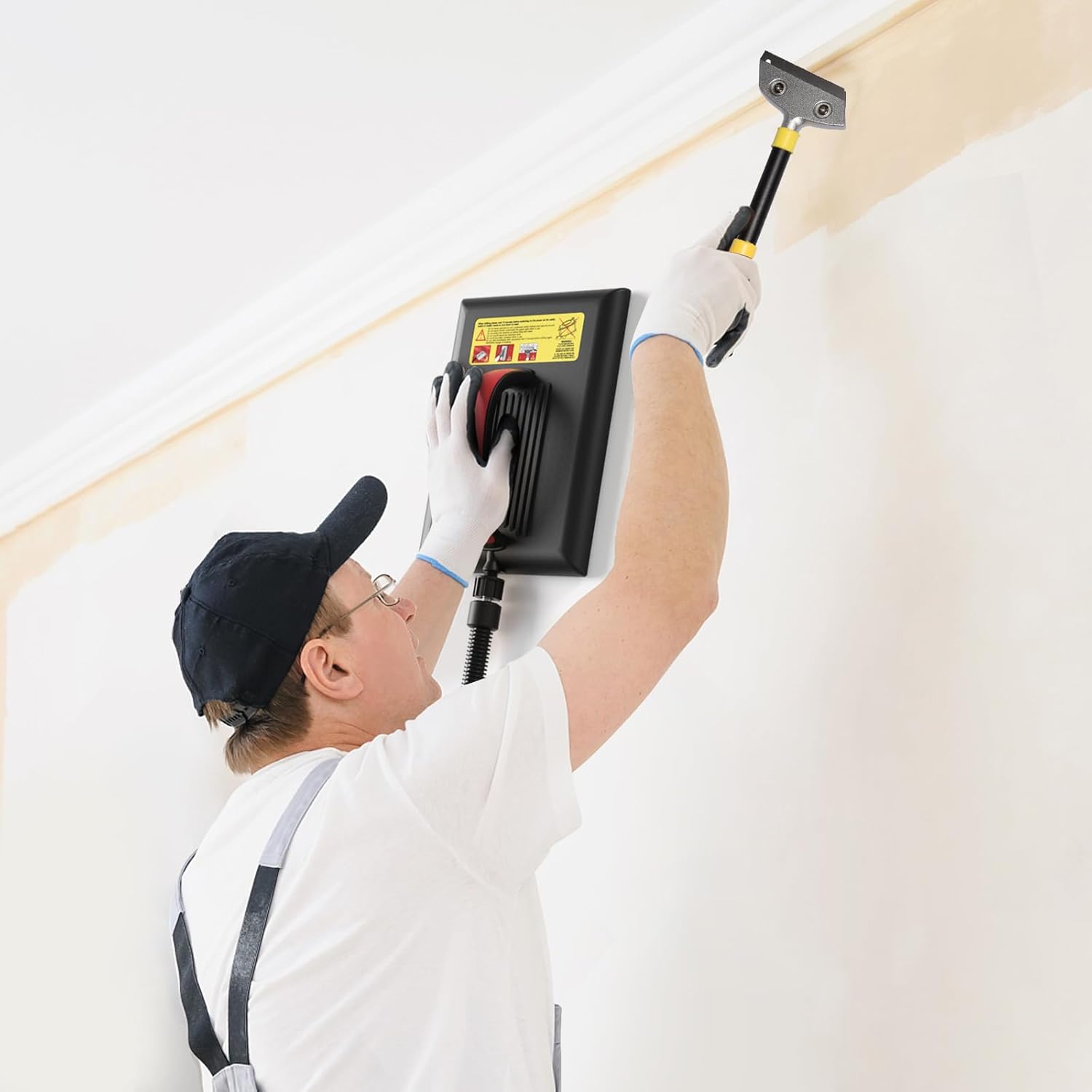 Nightcore Wallpaper Stripper, Chemical-Free Wallpaper Steamer w/Long Run Time, Safety Power-off Protection, Portable Handles, 10 FT Hose & Large Steam Plate, Lightweight Wallpaper Remover for Easy Use