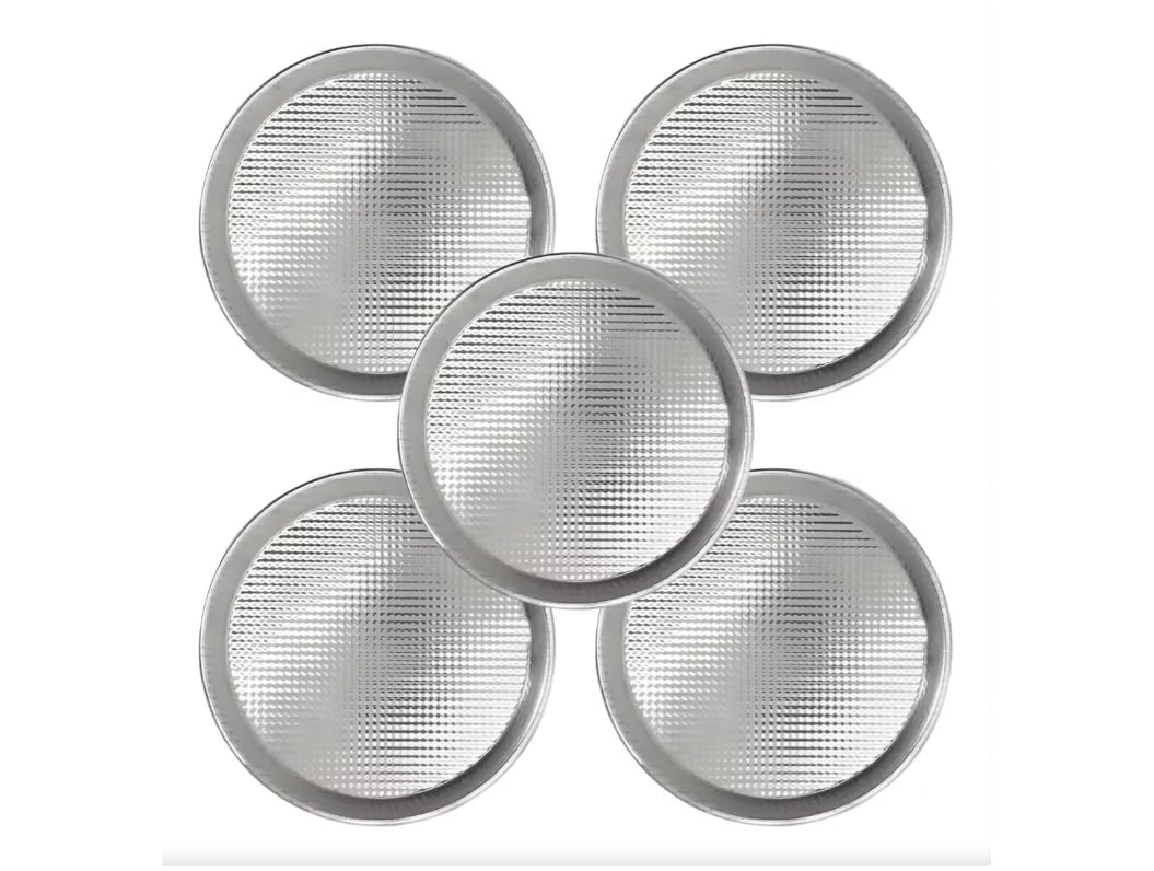 12-Inch Grained Tin Plate Pizza Pan for Oven, Round 12