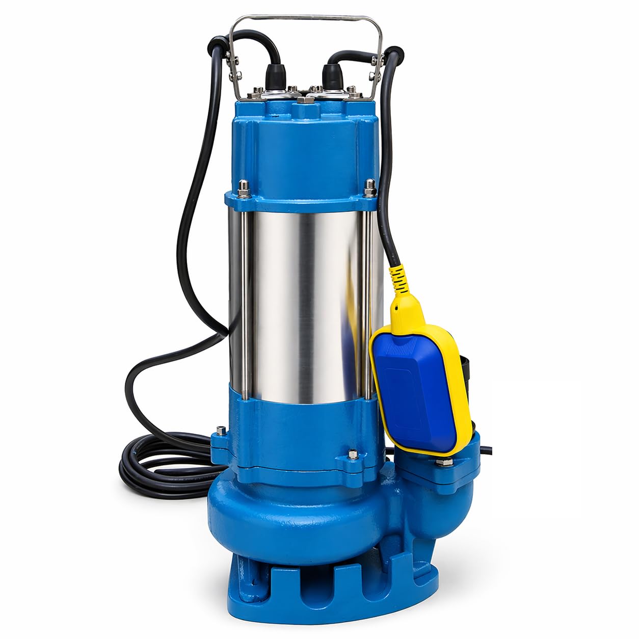 KATSU 750W Schmutzwasserpumpe Schmutzwasser für Abwasser, 300 l/min, mit Schwimmerschalter, für Gartenbewässerung, überflutete Keller, Badewannen, Teiche und Schwimmbecken 151624