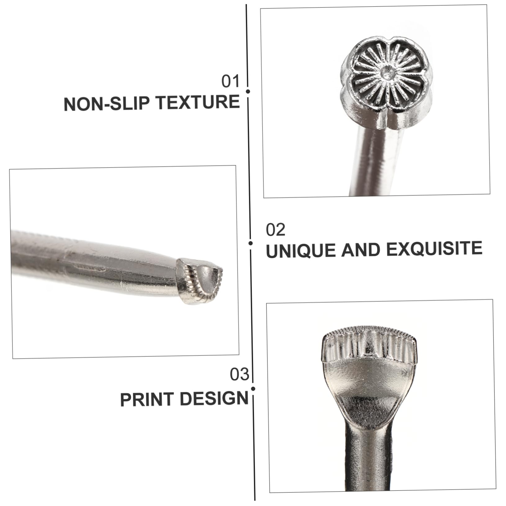 TEHAUX Set di 20 Punzoni per Cuoio in Acciaio Inox per Cintura