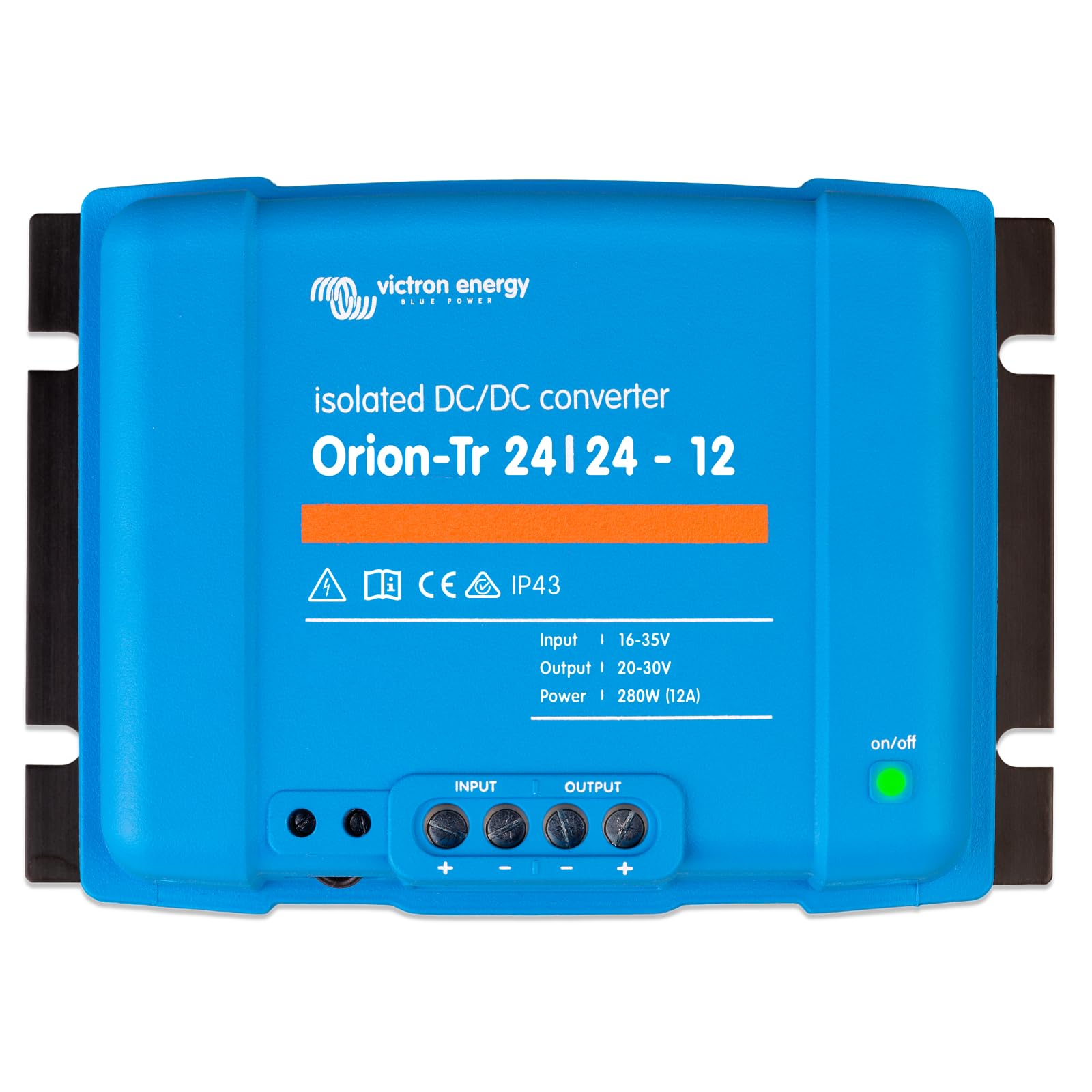Victron Energy Orion-Tr IP43 24/24-Volt 12 amp 280-Watt Convertitore DC-DC, Isolato