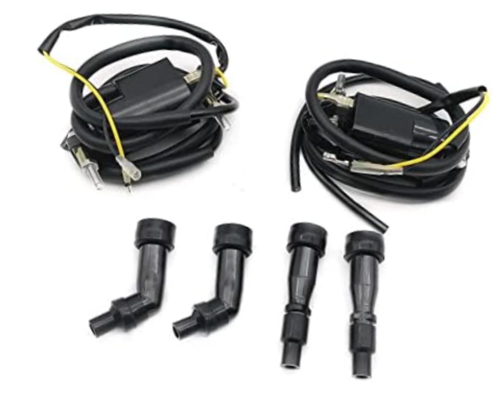 Wivplex Set da 2 bobine di accensione per moto da per corsa, per 750, 900, SC, GL1100, 1200 - Componenti ad alte prestazioni Bobina di accensione per moto (CB650) Bobina di accensione (CB650)