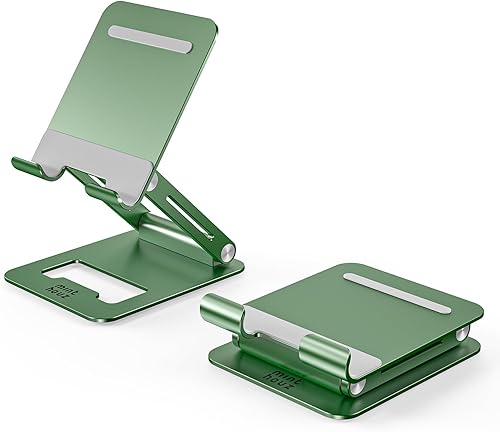 Minthouz Soporte para tableta, soporte ajustable multiángulo para tableta, soporte de aluminio para iPad compatible con iPhone 16, 15, 14, 13 Pro