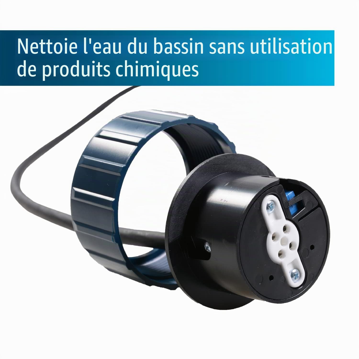AquaForte Stérilisateur de bassin UV-C T5 75 W 76 x 20 x 13 cm argenté