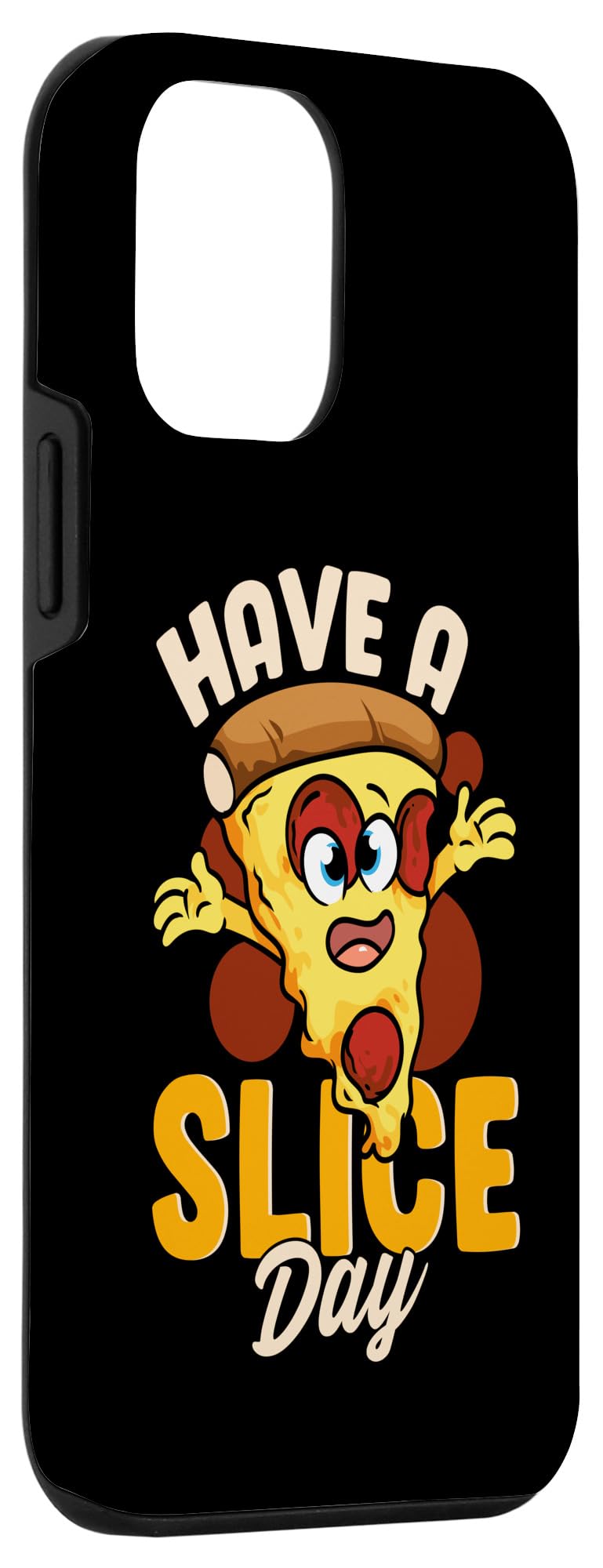 iPhone 12 mini Funny Pizza Have A Slice Day Pizzeria Pepperoni Hawaiian Case - Image 3