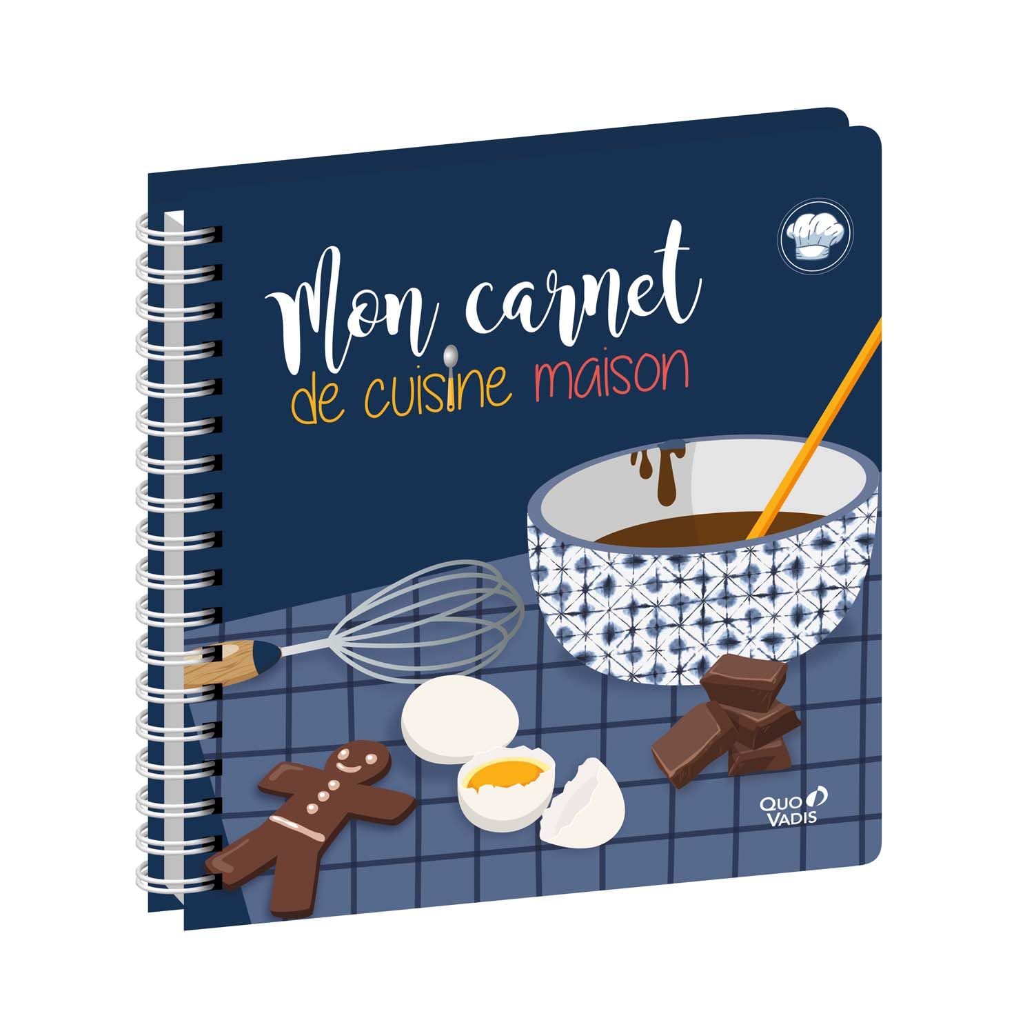 Quo Vadis - Spiral Notebook - French - Theme notebooks - Multicoloured - 24 x 24 cm - Clairefontaine White Paper - Made in France