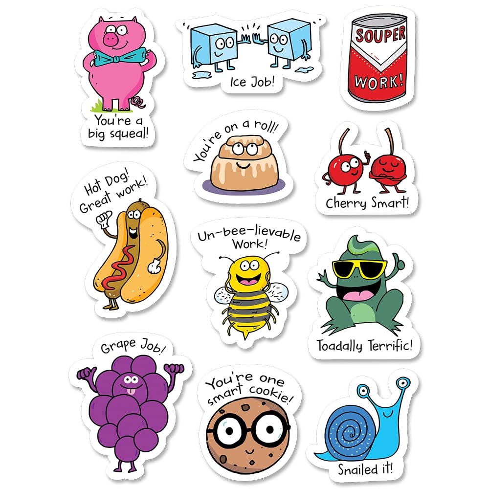 Creative Teaching Press 8453 "So Much Pun! Punny Rewards" Sticker