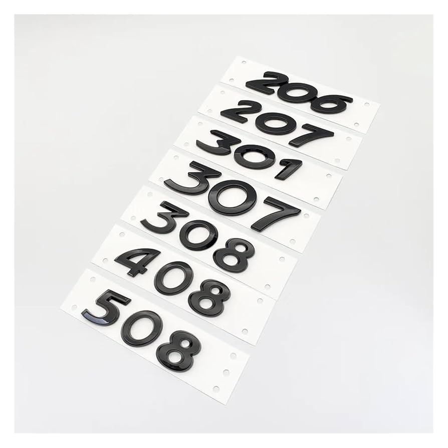 Amazon.co.jp: HUTNUZMHK(売店) 3D ブラックシルバー文字 206