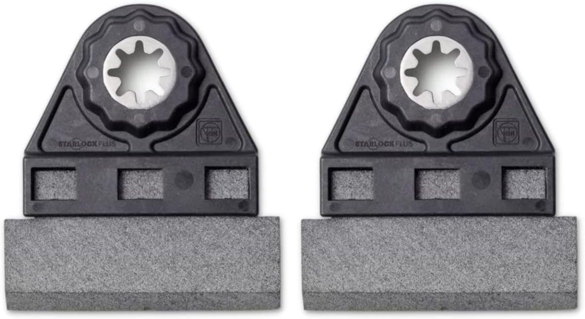 Fein Starlock Plus Tile Grout Cleaner for MultiMaster Tools - Heavy-Duty Cleaning for Heavily Soiled Grouts, Suitable for All Joint Widths, 2-Pack - 63719011220