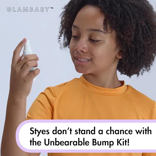 Miniatura 8 de GlamBaby Cuidado de los ojos - Kit Unbearable Bump - Kit de orzuelo para niños - Máscara térmica y refrescante - Spray limpiador para desechos de
