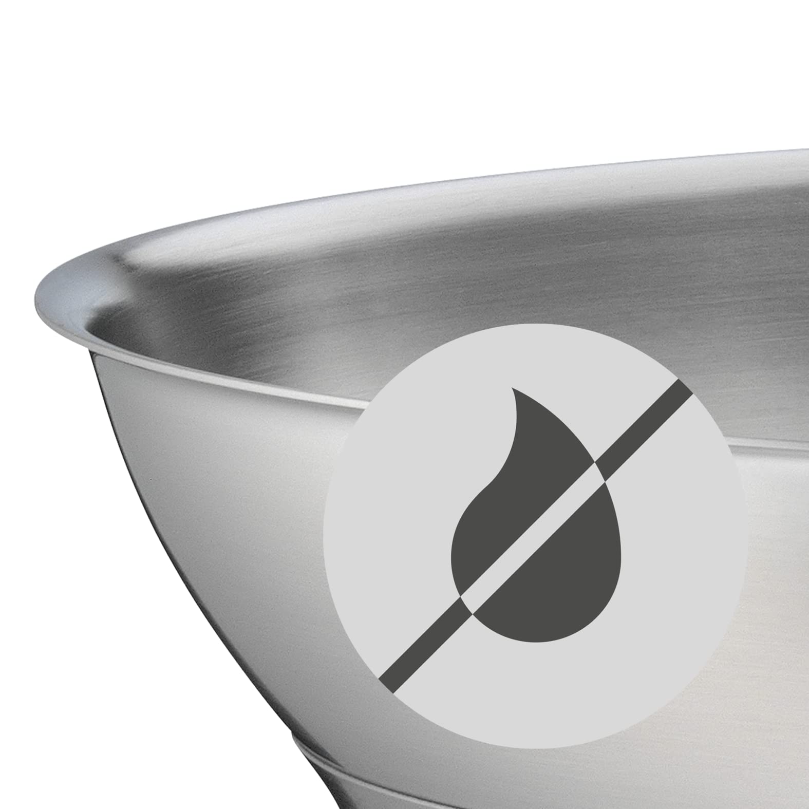 WMF – Set de Wok de 2 Piezas, Tapa de Cristal sin Recubrimiento, 36 cm de diámetro, Reborde Cromargan de Acero Inoxidable, Apto para inducción y para el lavavajillas