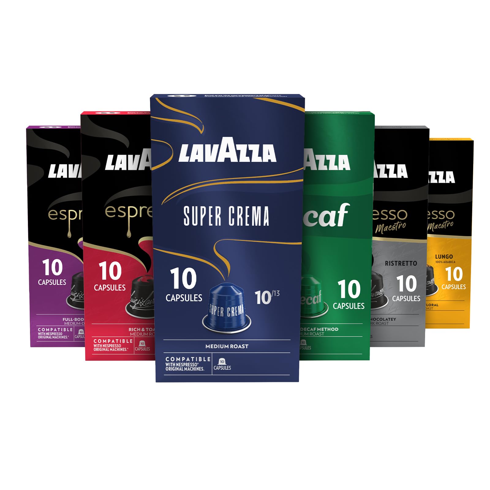 

                                                    Lavazza Espresso Favorites Collection of Aluminum 