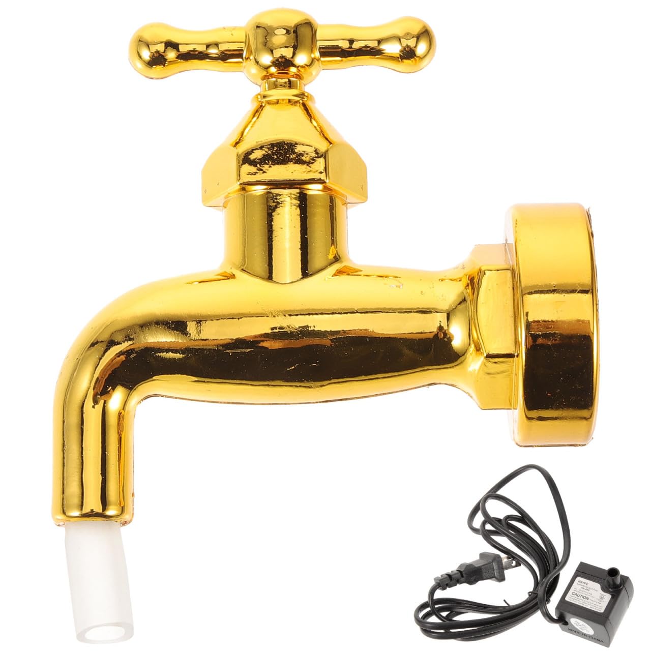 Fontaine flottante à bec verseur invisible pour décoration de cour et fontaine de jardin USB