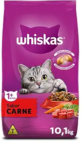 whiskas Ração Whiskas Carne Para Gatos Adultos 10 1 Kg