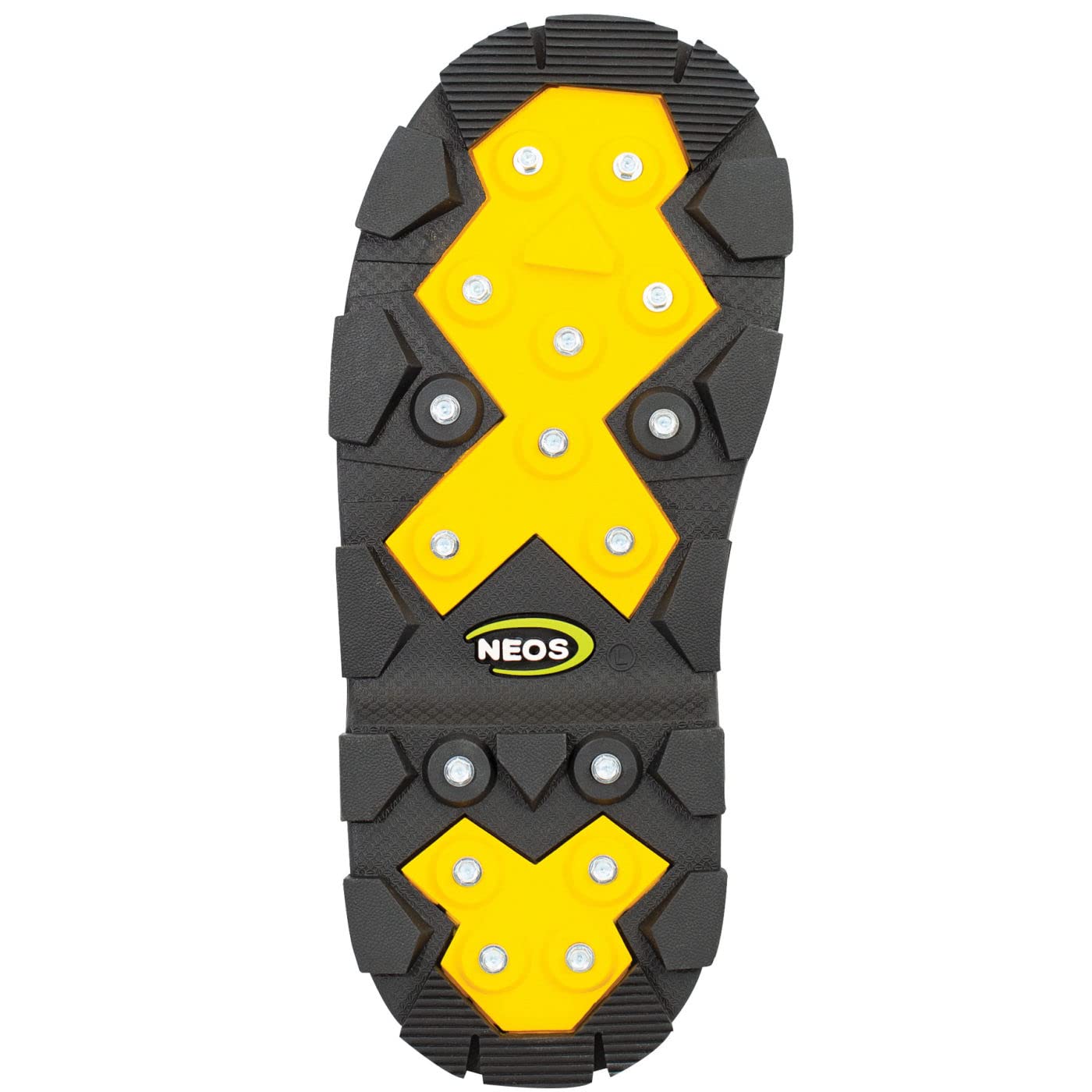 NEOS Voyager Glacier Trek Spike with Heel, Black, 11 in