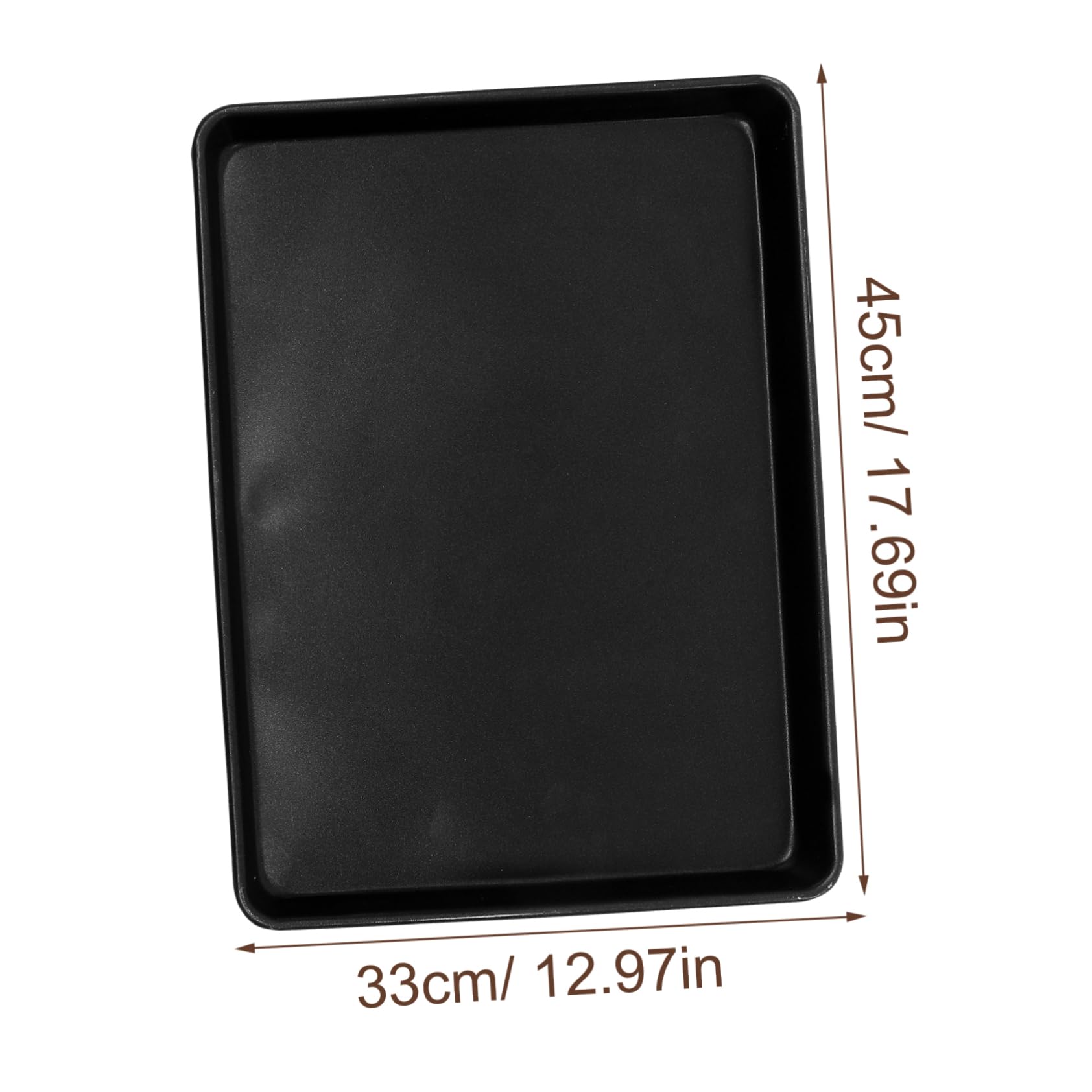 Alipis Plaque de Cuisson Rectangulaire Noir