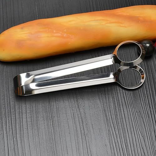 Miniatura 9 de Cabilock Pinzas para servir huevos Pinzas de acero para barbacoa, 2 pinzas para cocinar alimentos, pinzas para servir huevos, utensilios de cocina