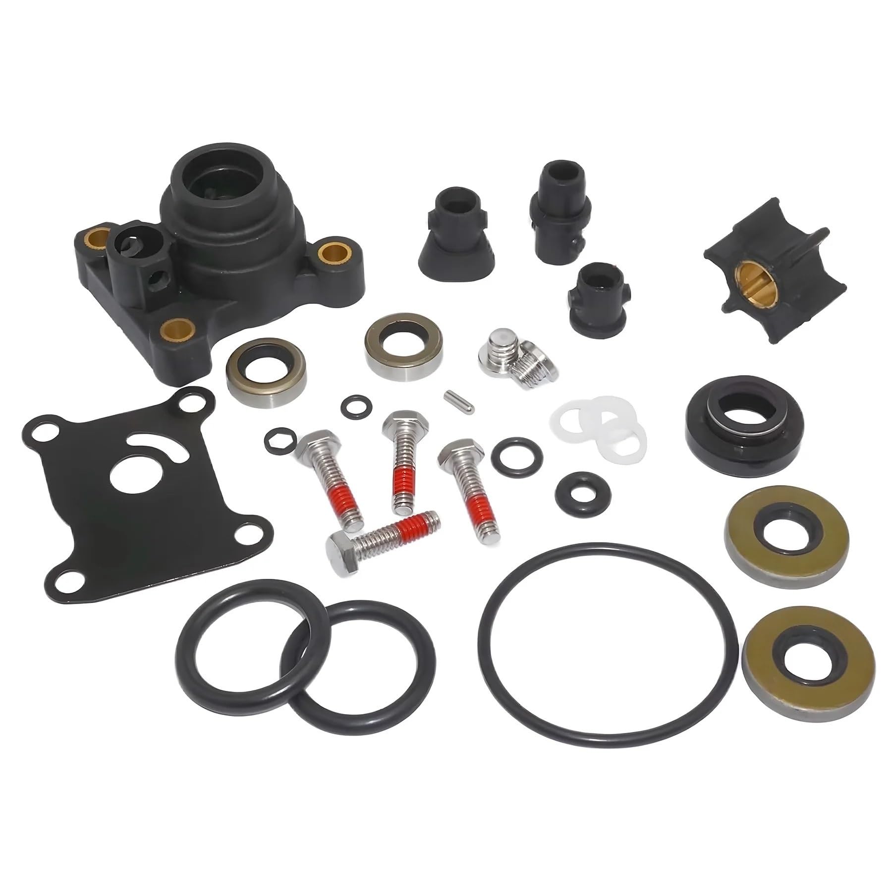 Parti marine 394711 Kit girante pompa acqua con guarnizione 0396350 Adatto per motori fuoribordo Johnson per Evinrude 8 9. 15 HP 0394711 777801