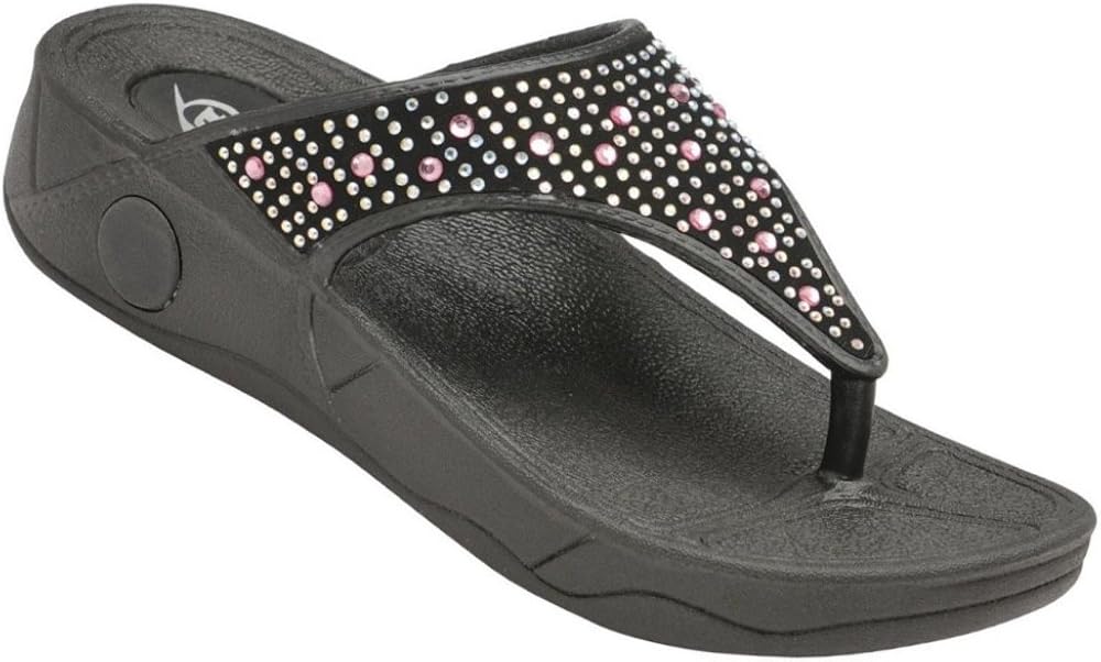 dunlop sparkly flip flops