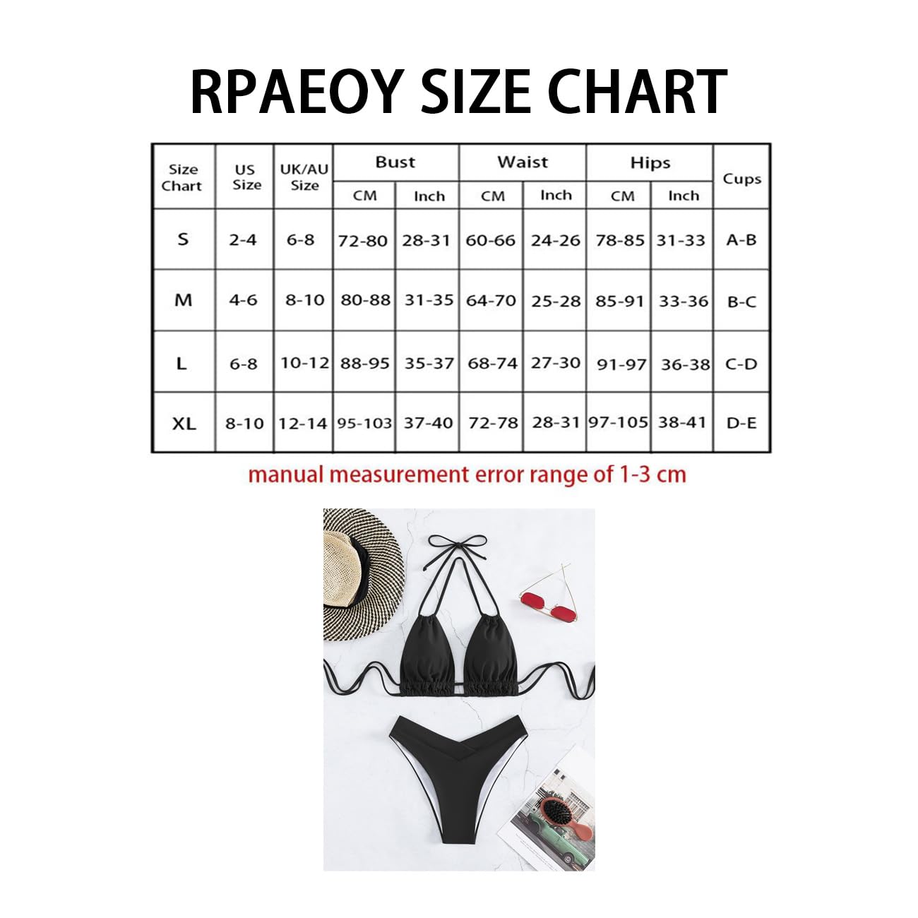 Damski zestaw bikini, z kołnierzem, wyszczuplający dekolt, strój kąpielowy, dwuczęściowy kostium kąpielowy, push up, wysoka talia, seksowny strój kąpielowy