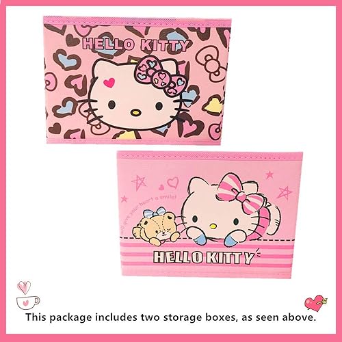 Miniatura 6 de Kerr's Choice Cestas plegables de almacenamiento para gatitos, organizador de escritorio de oficina Kawaii, decoración de habitación, lindo