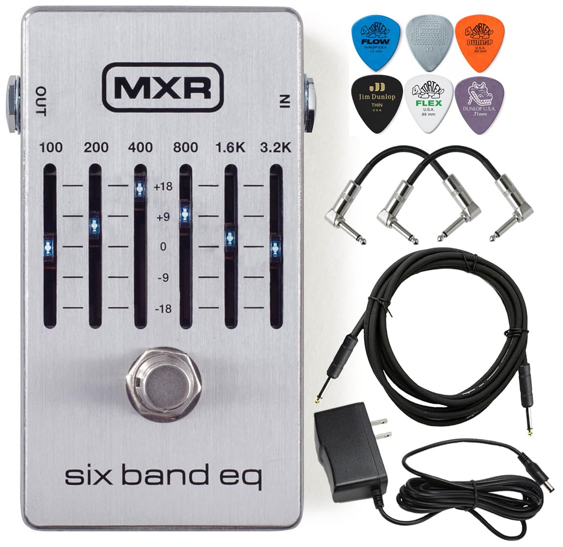 Amazon.com: Tonebird MXR M109S Six Band EQ 10-Slide Equalizer 