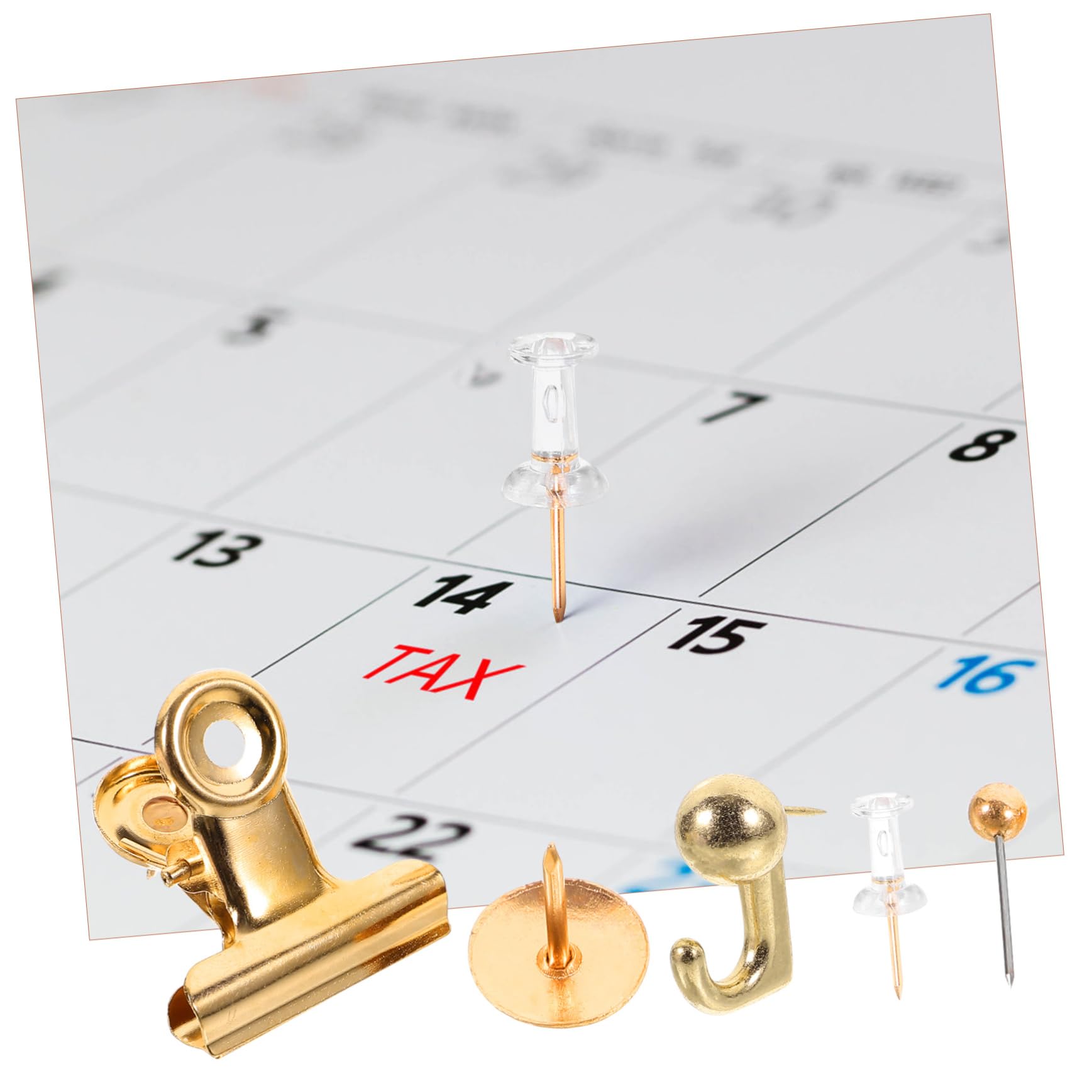 5ensembles Set De Punaises Doré pour Tableau Épingles Cartographiques Et Accessoires De Bureau pour Marquer des Lieux Et Organiser Vos Documents