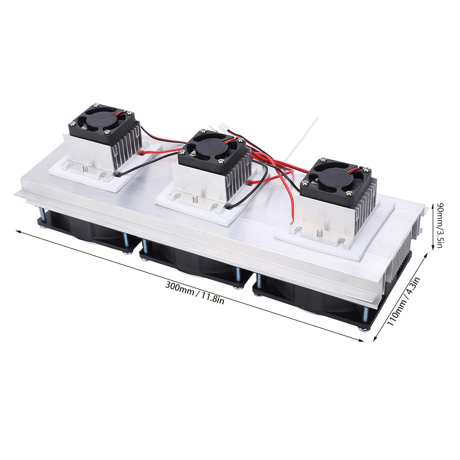 Halbleiter-Kühlmaschine 12 VDC 180 W mit 3 12705-Chips, thermoelektrischer Peltier-Kühler für kleine Raumkühlung und DIY-Projekte