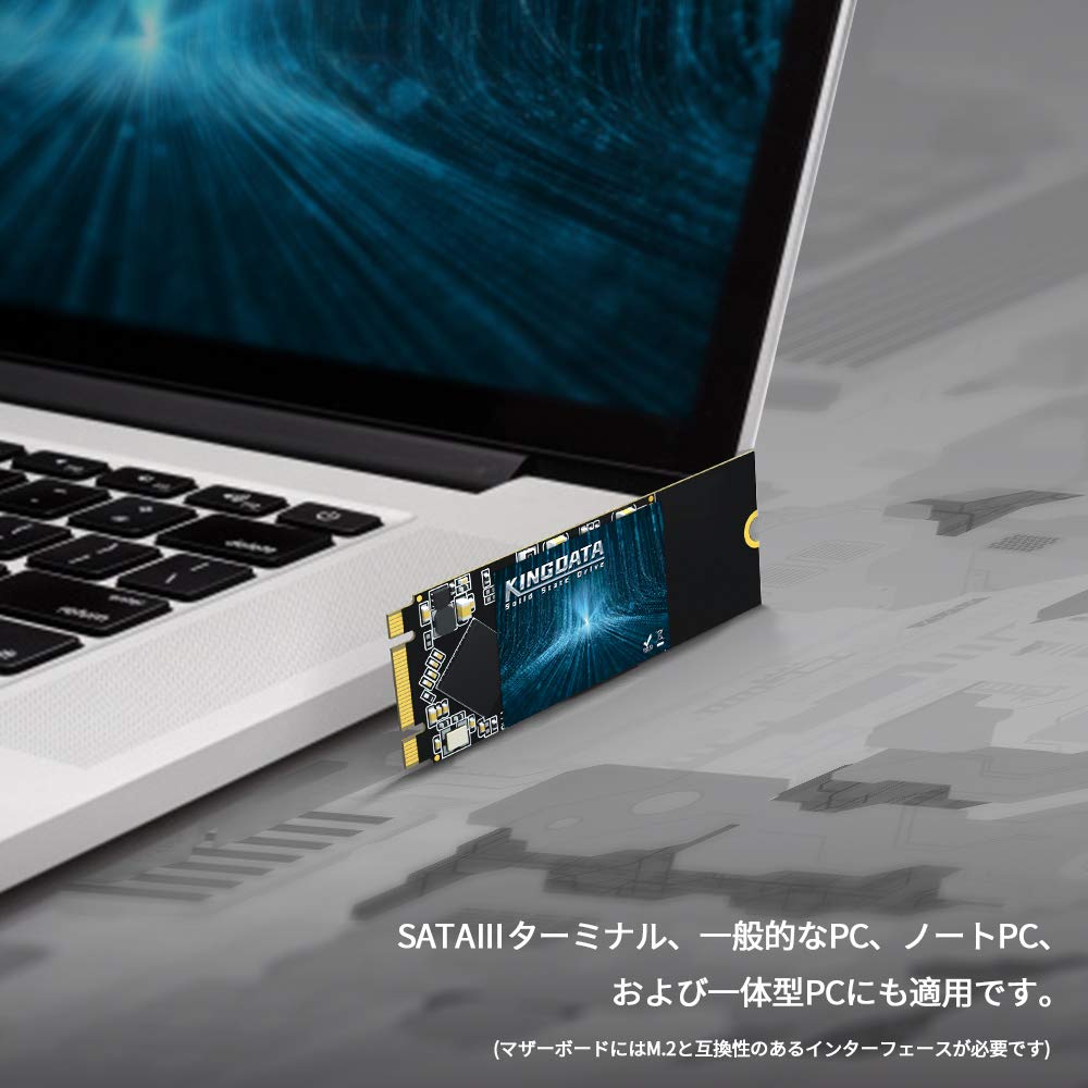 Amazon | Kingdata M.2 2260 SSD 128GB 内蔵型 Solid State Drive SSD