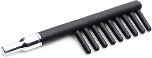 Lynx Varita E-stim con accesorios de silicona - Negro