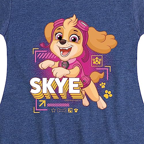HYBRID APPAREL - Paw Patrol - Skye Character Art - Toddler & Youth Girls Fit & Flare Dress3